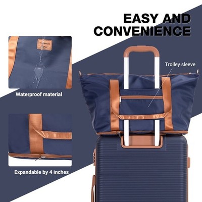 Travelhouse TH6608-6NB 6 Piece Hardshell Luggage Set With TSA Lock