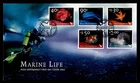 DR WHO 2003 ROSS DEPENDENCY FDC MARINE LIFE NEW ZEALAND COMBO $2 M71902
