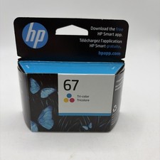 HP OEM Genuine 67 3YM55AN140 Tri-color Ink Cartridge Sealed Expired 7/2026