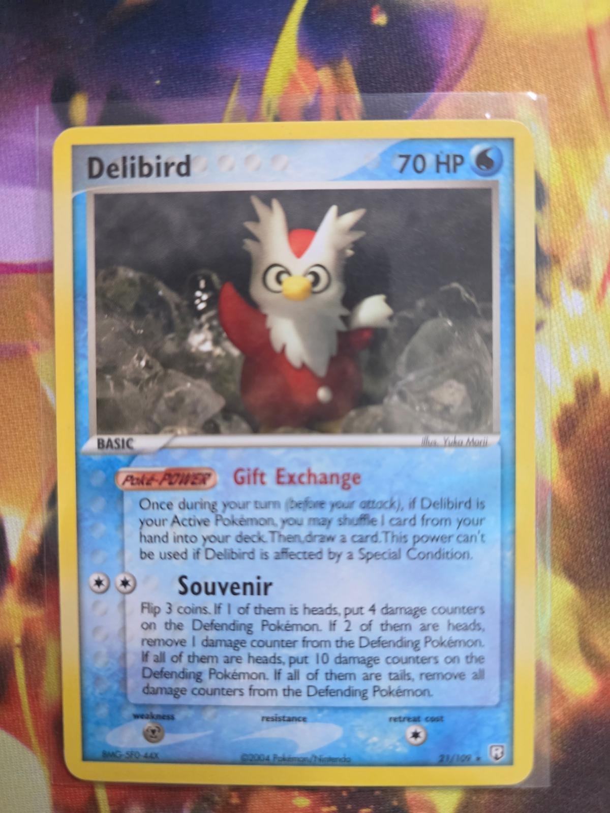 DELIBIRD 21/109 Rare Team Rocket Returns Pokemon Near Mint
