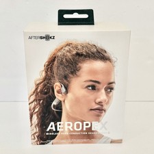 AfterShokz Aeropex Wireless Bone Conduction Headphones Lunar Grey IP67 Open Box