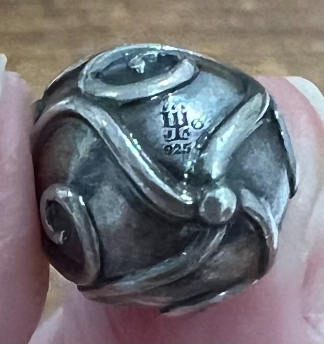 James Avery retired Easter egg charm sterling - image 5