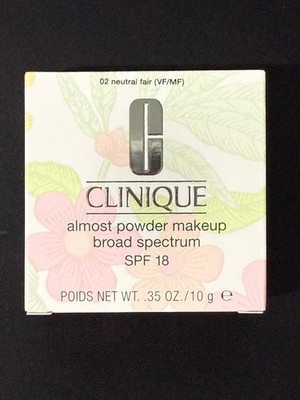 Clinique Almost powder Makeup Broad Spectrum SPF 18- 02 Neutral Fair - .35oz/10g