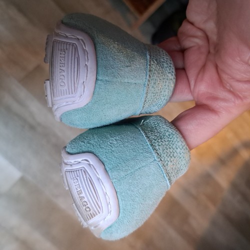 Sebago Lucerne Damen 10 Halbschuhe türkis grün Wildleder Leder Freizeit Slipper Schuh - Bild 5 von 7