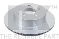 2X Bremsscheibe NK 312261 FüR Leaf Trail Nissan Koleos Renault Juke Qashqai 2 1