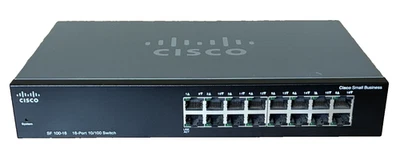 Commutateur Switch Cisco SF 100-16 - 16 Ports RJ45 10/100 Mbps - Photo 1/2