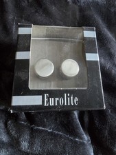 Eurolite LED Dimmschalter 2-fach 2-fach, Push-On/Off, Nickelplatte schwarz Trim