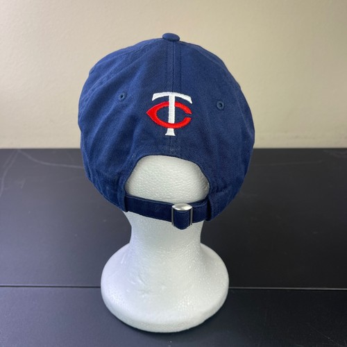 Cappello donna Fanatics Minnesota Twins logo MLB regolabile taglia unica rosso navy cotone - Foto 4 di 6