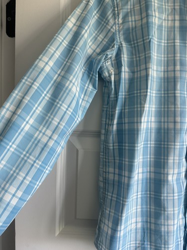 Southern Tide Youth Palm Canyon Plaid Intercoastal Sport Shirt - Rain Water - Picture 4 of 8