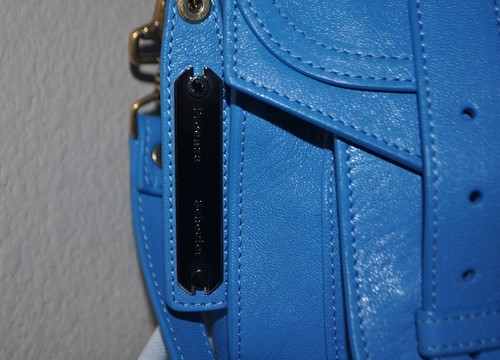 NWT $1475 Proenza Schouler PS1 Mini Blue Rip Tide Leather Satchel Crossbody Bag - Picture 6 of 12