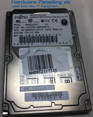 PCパーツ 【】 MHT2020AT FUJITSU 20GB 4200prm 2.5インチ IDE