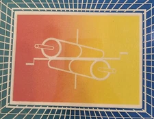 1970s Framed Abstract Modern Modernist Art Etching "Hyperion" by Martin Friedman