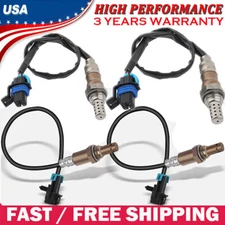 Set(4) O2 Oxygen Sensors Up & Down For 2007-2013 GMC Sierra Chevy Silverado 1500