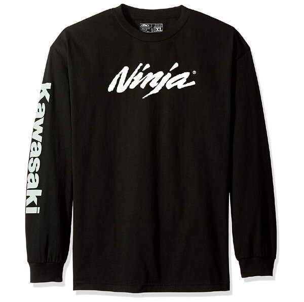 17シャツ FACTORY EFFEX FX KAWASAKI NINJA LONG SLEEVE T-SHIRT / BLACK (XXL