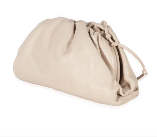 Bottega Veneta Mini The Pouch Calfskin Off White Shoulder Bag Pochette Bag - Picture 10 of 10