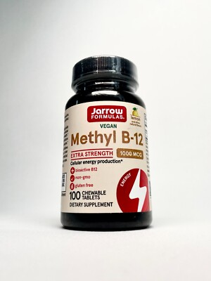 Jarrow Formulas, Methyl B-12 - Lemon 1,000 mcg 100 Chwbls exp. 4/25