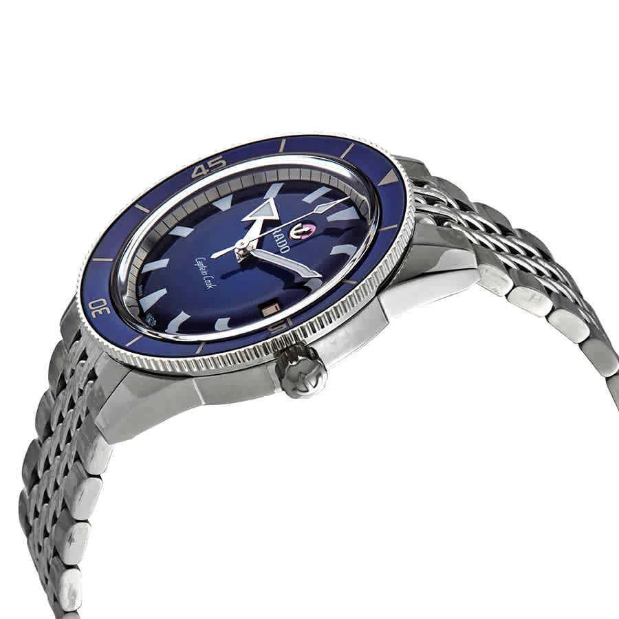 Rado Captain Cook Automatic Blue Dial Men s Watch R32505203 eBay