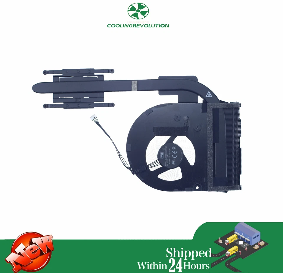 Laptop CPU Heatsink Fan For Lenovo ThinkPad T15p P15v Gen 1 5H40X89395 96 UMA - Image 2 of 2