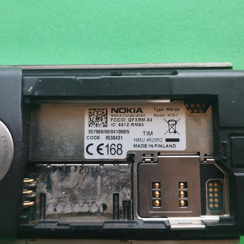 Nokia N70 RM-84 Silver, testato, usato in condizioni, N70-1 - Foto 9 di 11