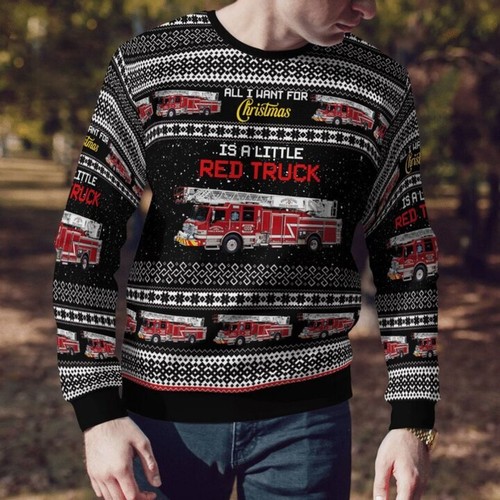 christmas truck sweater