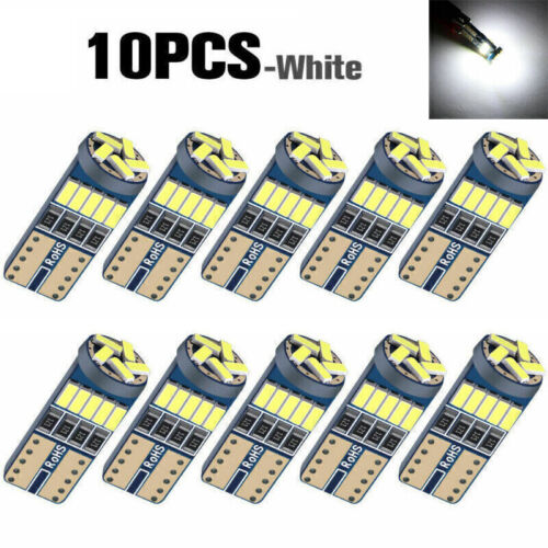 10 X LED W 5W T10 CANBUS Innenraum Beleuchtung Glassockel Licht Lampe 12V C4L7 - Picture 2 of 7