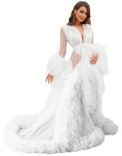 A Line Wedding Dresses Maternity Bridal Ball Gowns for Photo Shoot Photograph