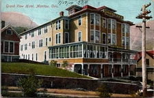 Postcard Grand View Hotel in Manitou, Colorado