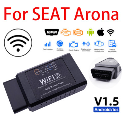 WiFi OBD2 ELM 327 Auto Scanner Werkzeug Android iOS Fehlercodeleser passend für Arona