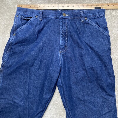 Wrangler Men's Size 36 X 30 Fleece Insulated Straight Carpenter