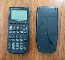 Texas Instruments TI-86 Graphing Calculator With Cover  ** PARTS OR REPAIR **