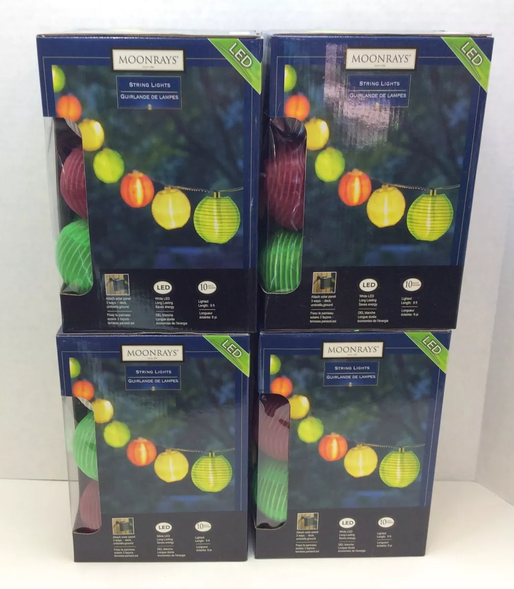 Moonrays solar on sale string lights