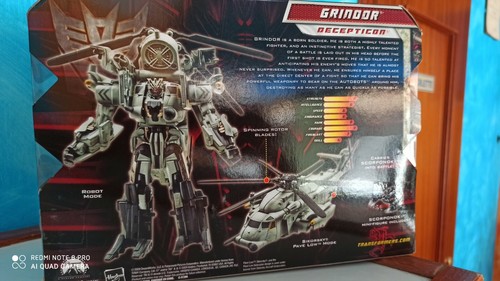 Transformers 2 Rotf Revenge Of The Fallen Grindor Voyager sigillato - Imagen 2 de 2