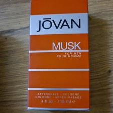 Jovan Musk For Men 118ml Aftershave Cologne Splash Fragrance Bottle For Men