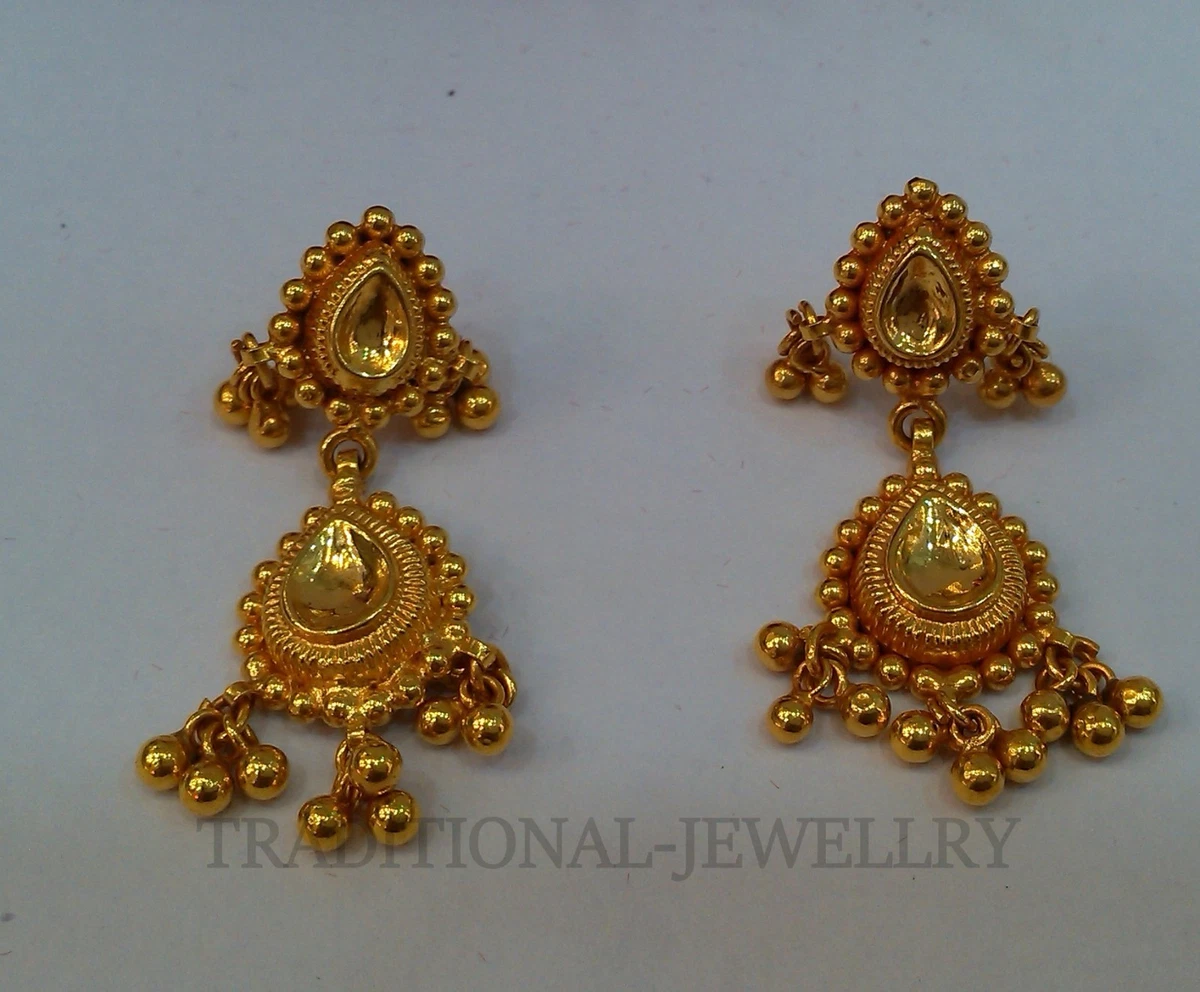Discover 142+ rajasthani gold earrings designs super hot seven.edu.vn