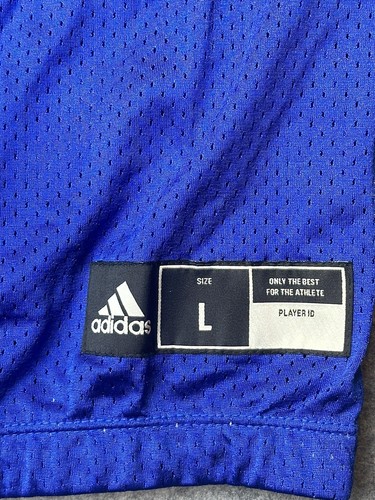 Adidas Football Jersey Press Coverage Royal Blue/White Men's Sz Large NEW - Picture 3 of 8