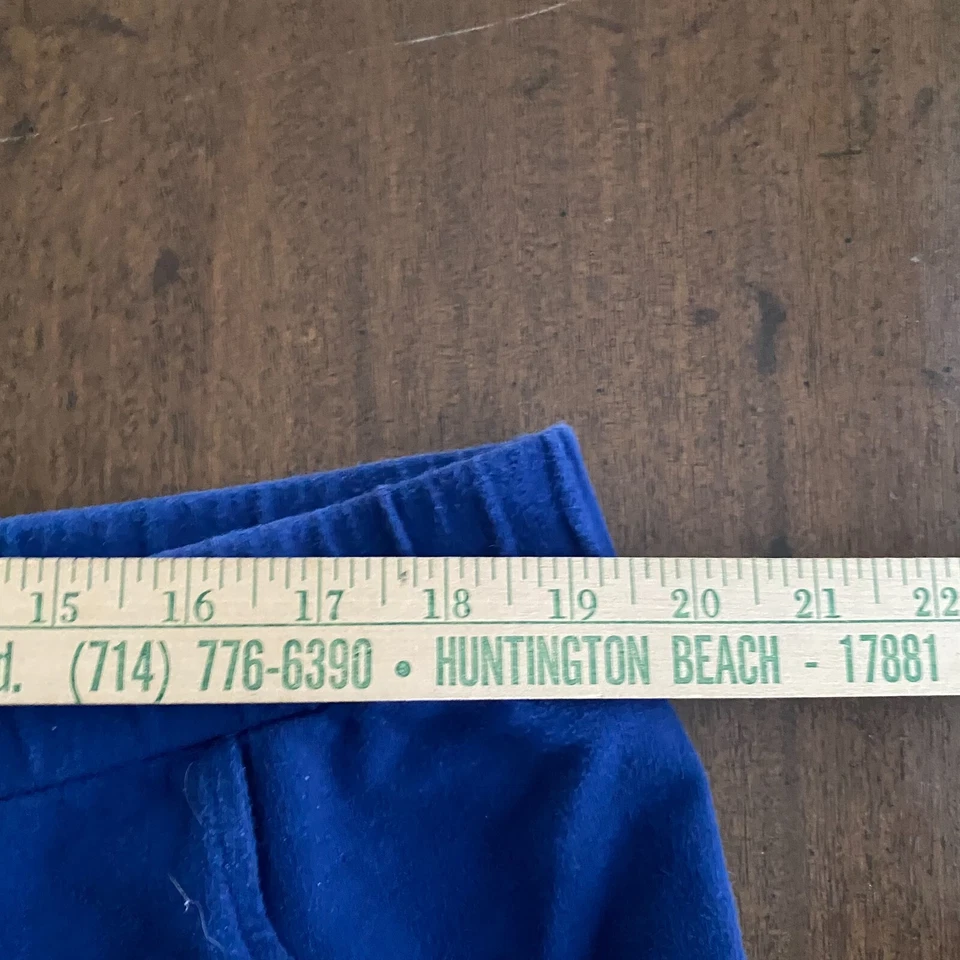 Quacker Factory by Jeanne Bice Shorts Women 1X Blue Cotton Stretch Elastic Waist - Image 4 of 4