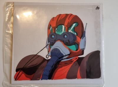 Anime Cel - Blue Comet SPT Layzner - Eiji Asuka Figur