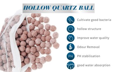 Aquarium Ceramic Bio Filter Media Sphere for Aquarium & Marine, Canister Filter