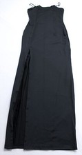 Shein EZwear Women's High Split Spaghetti Strap Dress JL3 Black Size XS