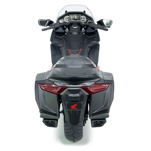 1/12 2020 Honda Gold Wing Motorcycle Model Diecast Boys Toys for Kids Black - Picture 8 of 9