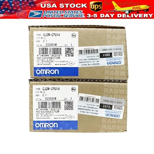 New Original Omron CJ2M-CPU14 PLC Module CPU Unit CJ2M-CPU14
