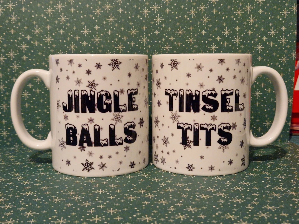 Jingle Balls & Tinsel Ti!s Novelty funny Gift Mug