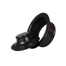 Kitchen 3-Bolt Disposer 3.5" Sink Drain Flange and Stopper, Oil Rubbed Bronze