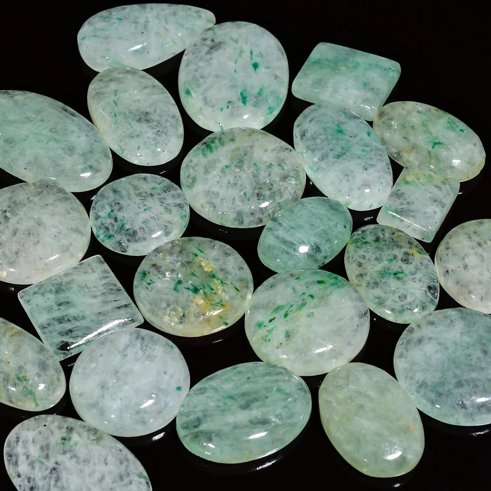 Piedras preciosas cabujón aguamarina natural AAA++ piedras preciosas semipreciosas de alta calidad Foto 3 de 4