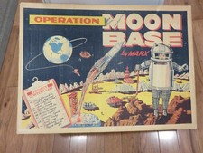 VTG Marx 1962 Operation Moon Base Play Set No. 4654 Empty Box Only READ