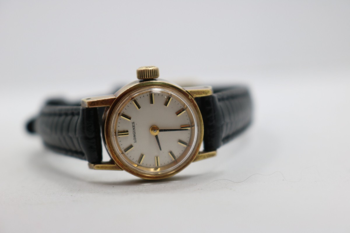 Vin Ladies Longines Cal 460 Petite 17j Plaque 20 Microns Watch