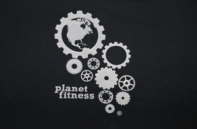 Vintage Y2K FRUIT OF THE LOOM Planet Fitness mens short sleeve T