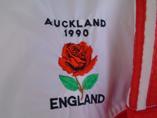 INGHILTERRA AUCKLAND 1990 GIOCHI DEL COMMONWEALTH ADIDAS SHELL TUTA GIACCA TOP LARGE - Foto 3 di 9