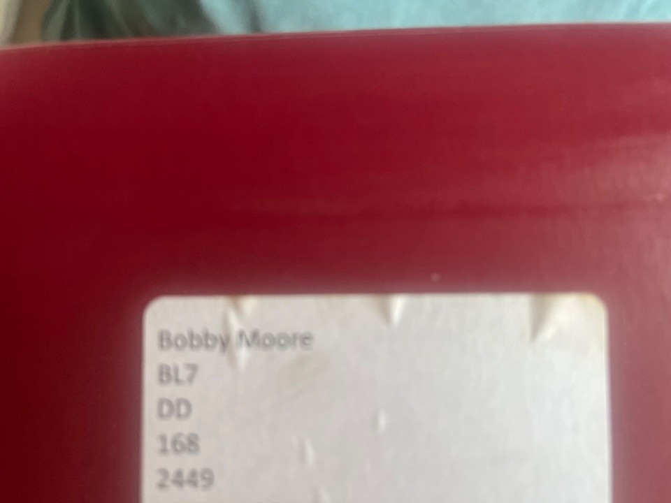 Genuine West Ham United seat from Upton Park, Bobby Moore Lower Stand