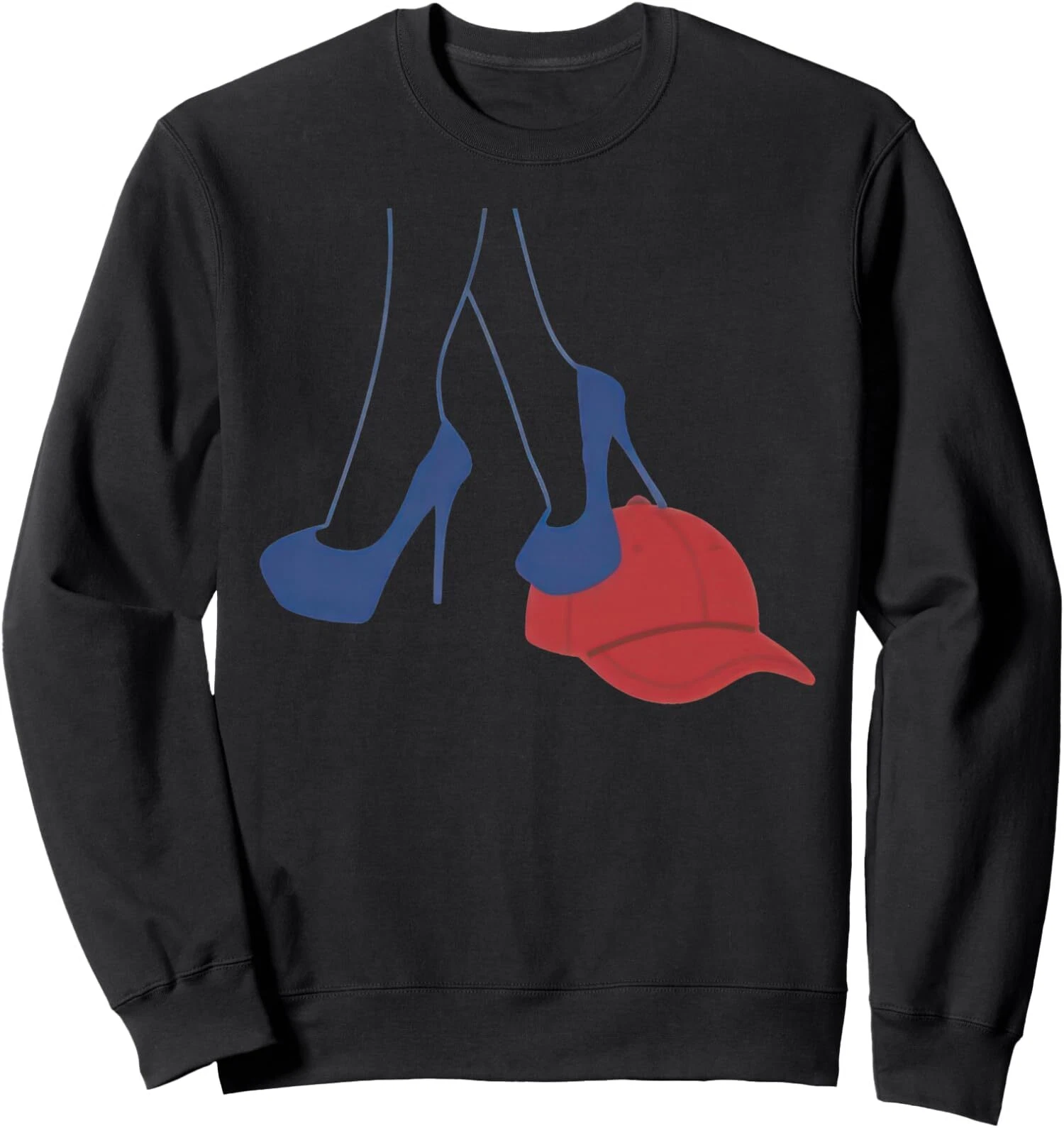 2024 Election Red MAGA Hat Heel Stomp Unisex Crewneck Sweatshirt-image